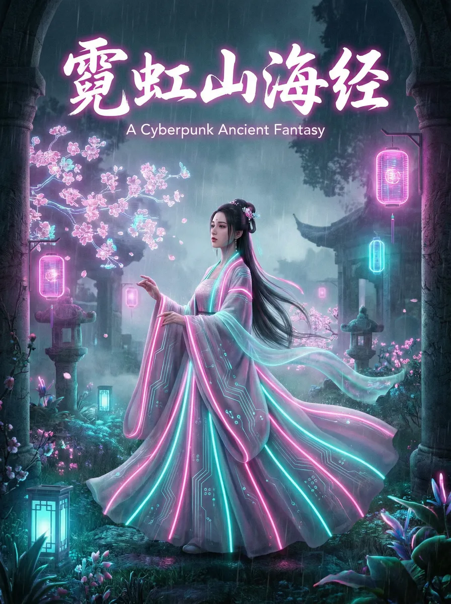 免费羞羞午夜爽爽爽视频 古风奇缘短剧 - 霓虹山海经海报